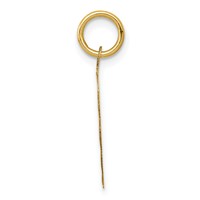 14K Yellow Gold Special Aunt 14mm Engravable Disc Charm view 2