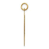14K Yellow Gold Mizpah Coin 2-piece Heart Charm view 2