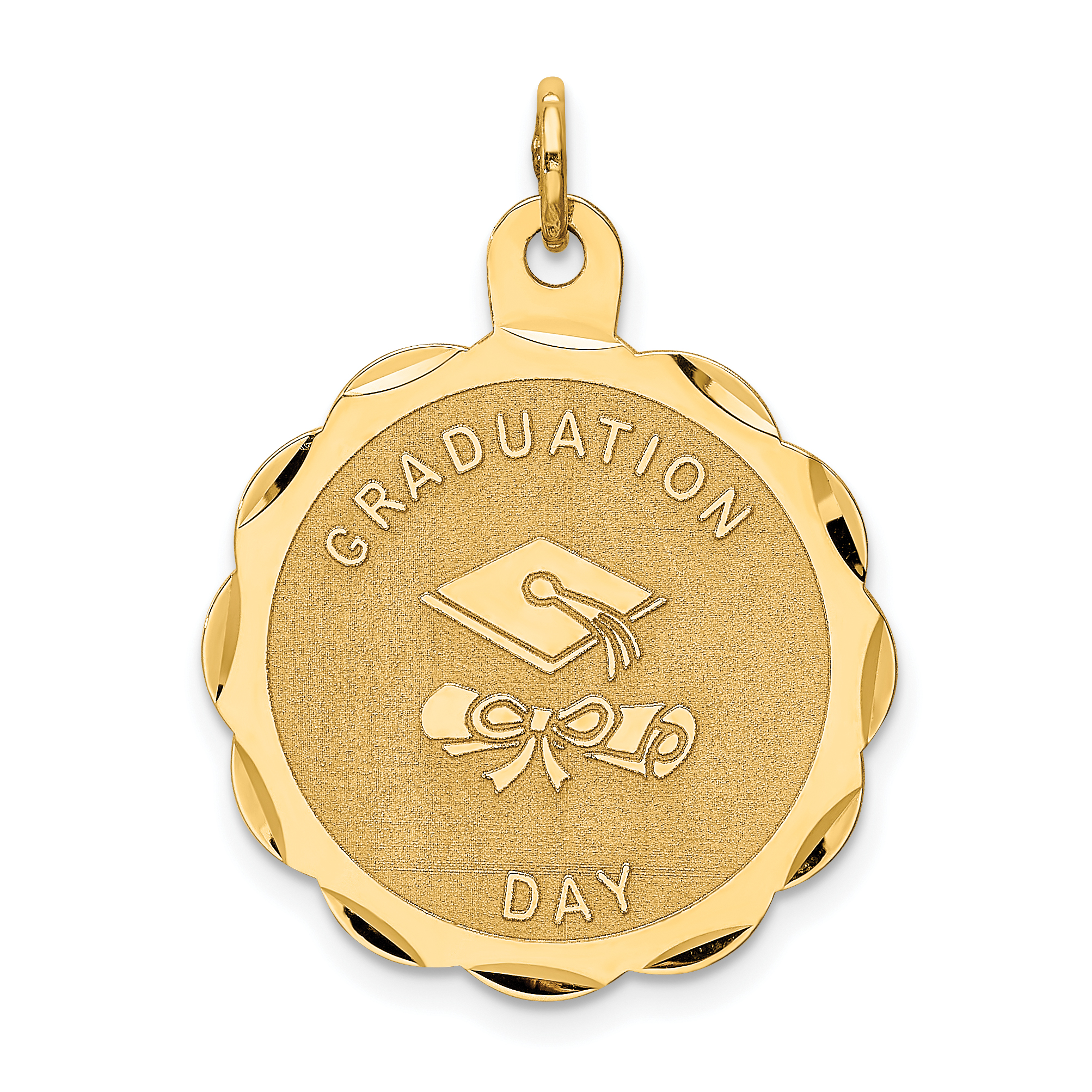 14k GRADUATION DAY with Diploma Charm (XAC702)