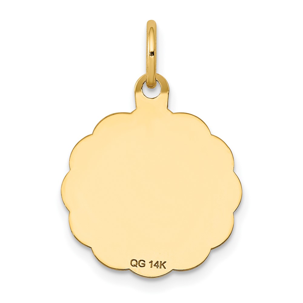 14k Holy Communion Disc Charm (XAC713)