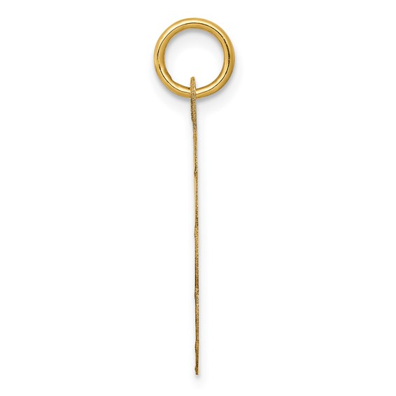 14K HAPPY BIRTHDAY with Cake 19mm Engravable Disc Charm