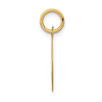 14K Happy Birthday 13mm Engravable Disc Charm view 2