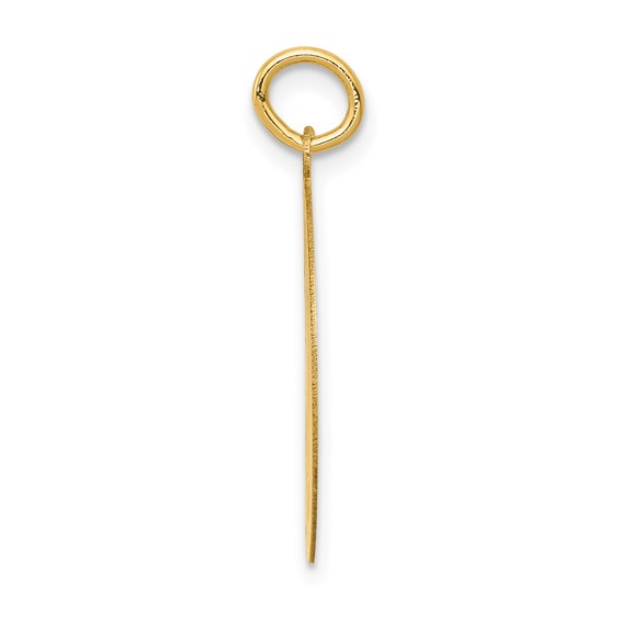 14k SIBERIAN HUSKY 20mm Engravable Disc Dog Charm