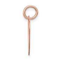 14K Rose Gold Holy Communion Heart Disc Charm view 2