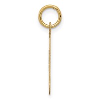14K Yellow Gold Polished Musical Note Charm view 2