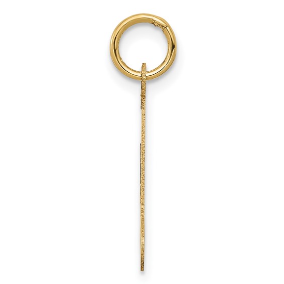 Gold Polished Music Note Charm