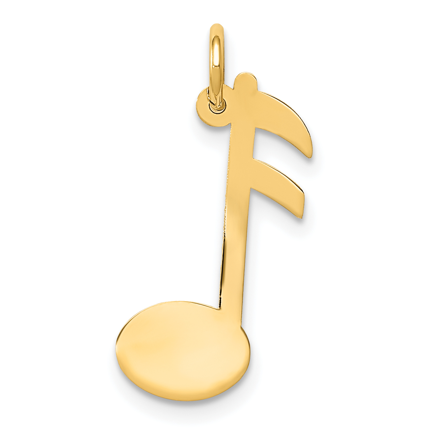 14k Polished Musical Note Charm (XAC929)