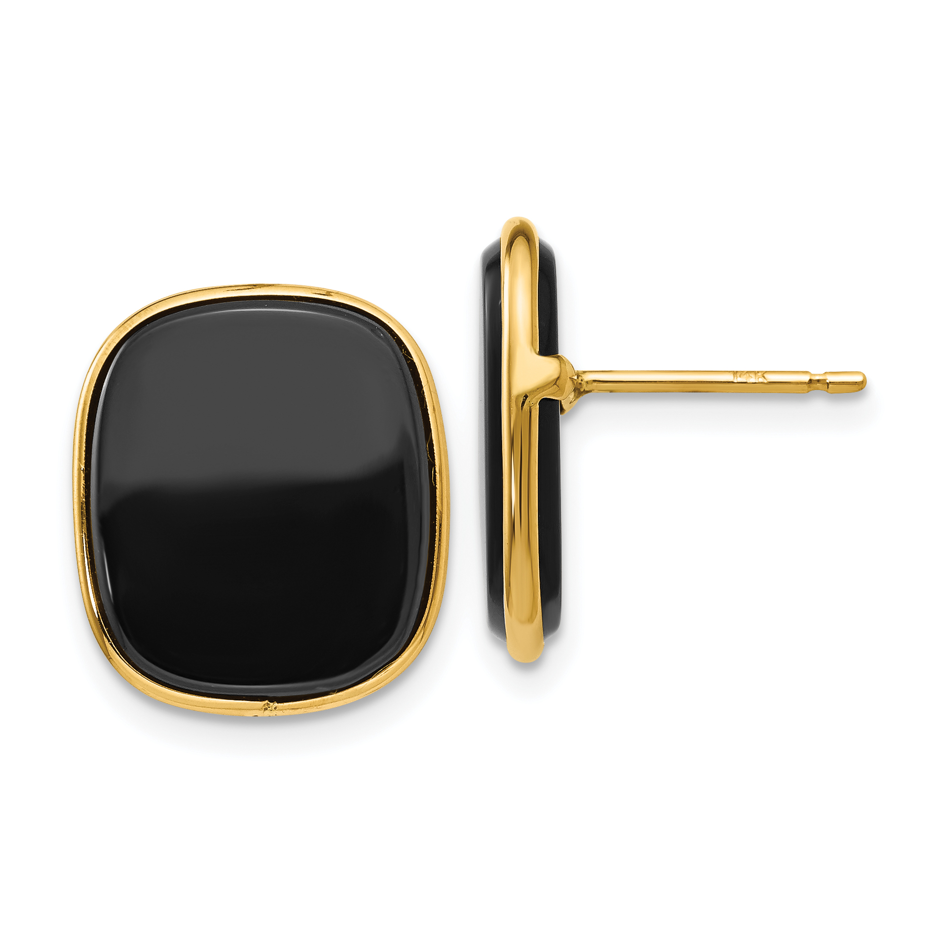 14k Black Onyx Earrings (XB26)