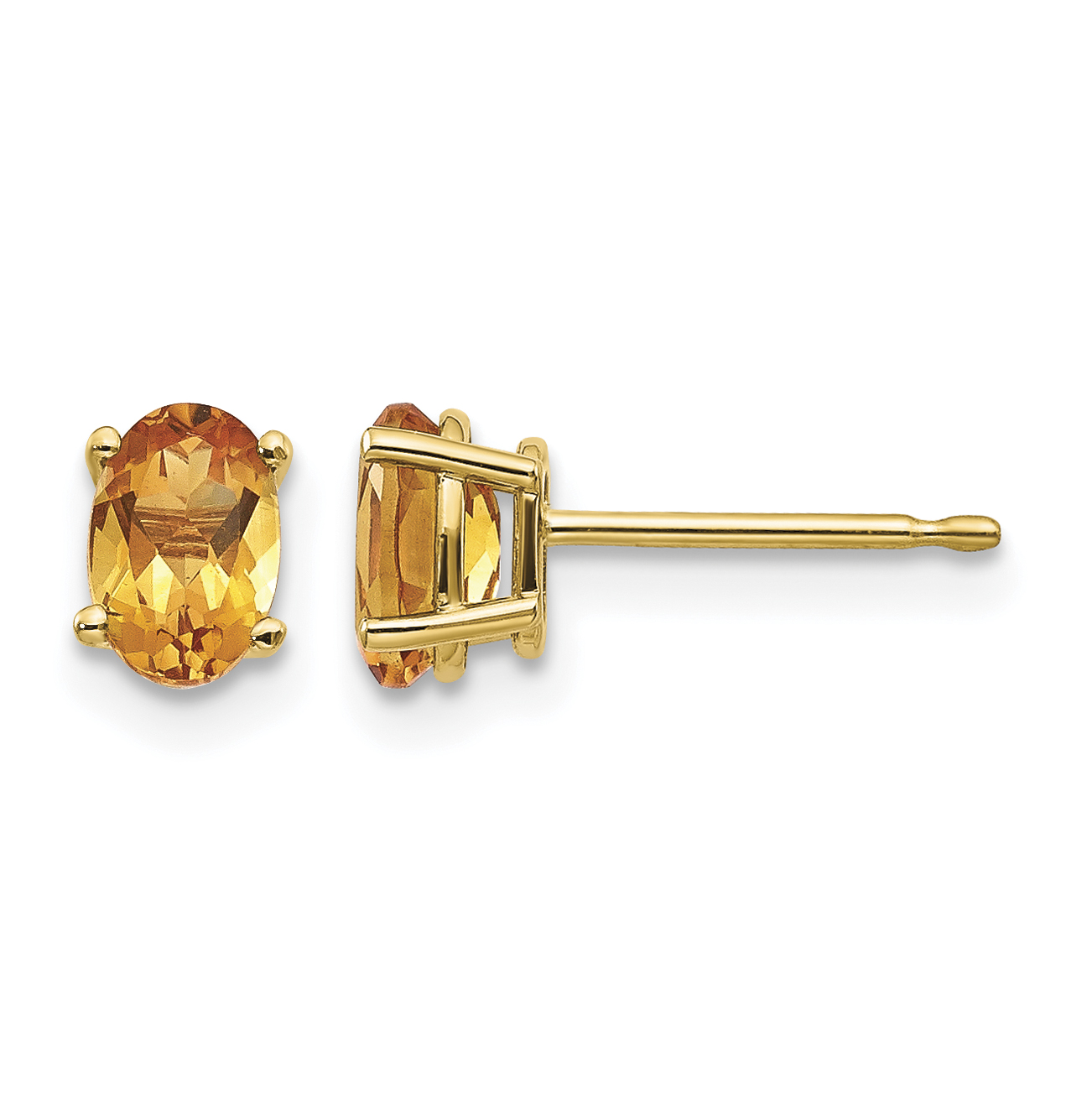 14k Citrine Earrings - November (XBE23)