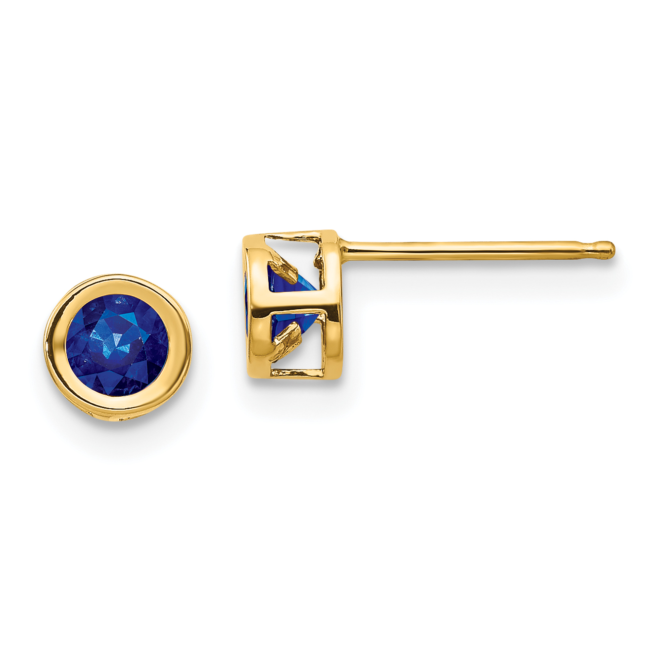 14k Sapphire Earrings - September (XBE9)