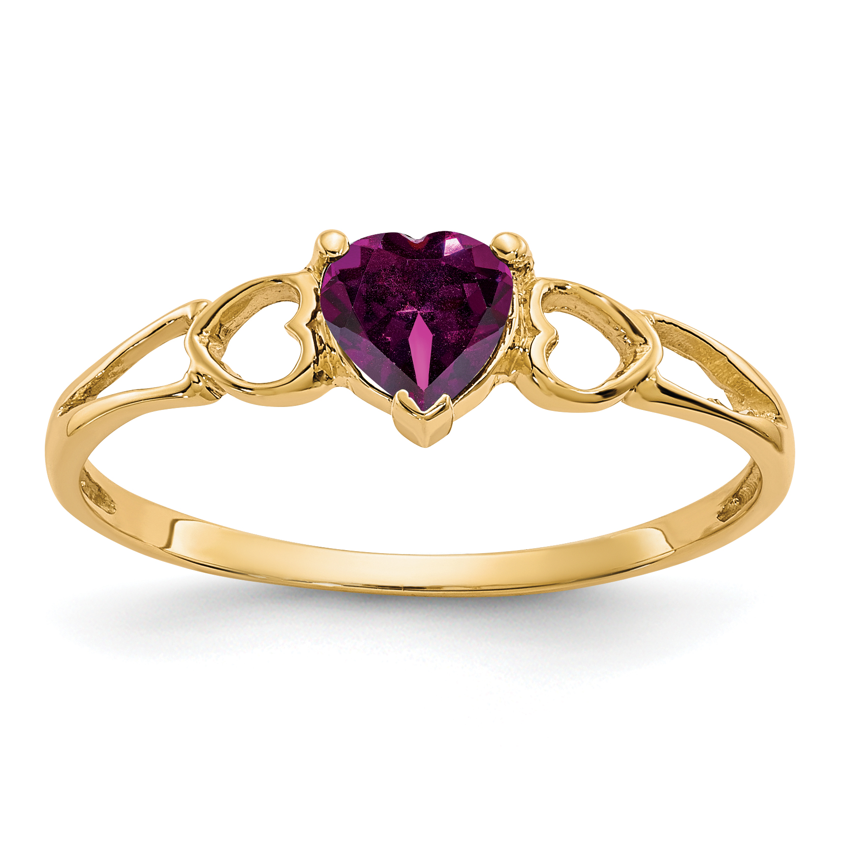 14k Rhodolite Garnet Birthstone Ring (XBR159)
