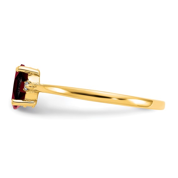 Diamond & Gemstone Birthstone Ring