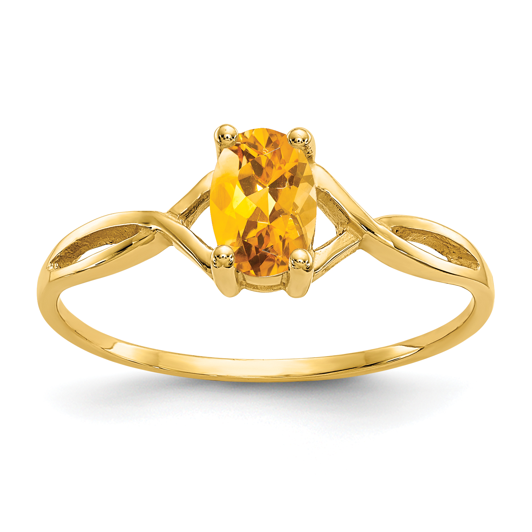 14k Citrine Birthstone Ring (XBR236)
