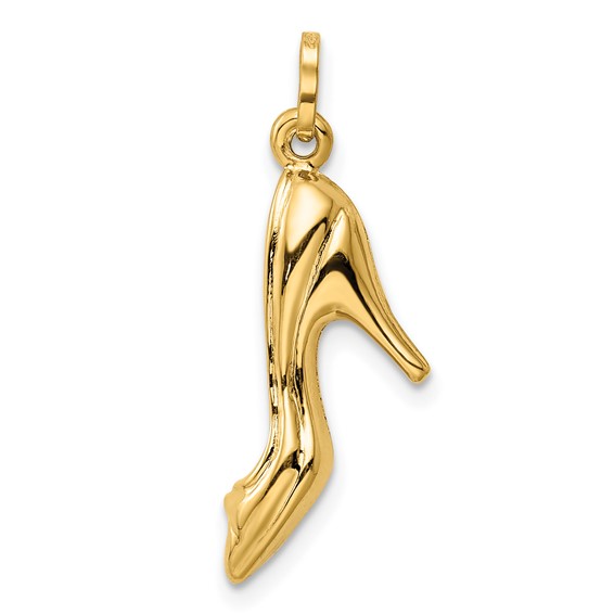 14K  3-D High Heel Shoe Charm