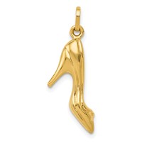 14K 3-D High Heel Shoe Charm view 1