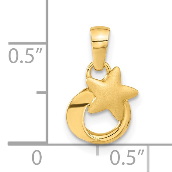 14k Star Pendant