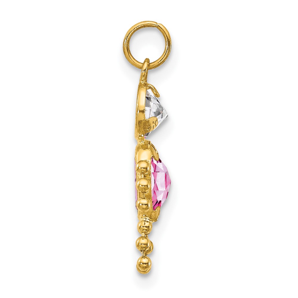 14k June Boy Birthstone Charm (XCK167)