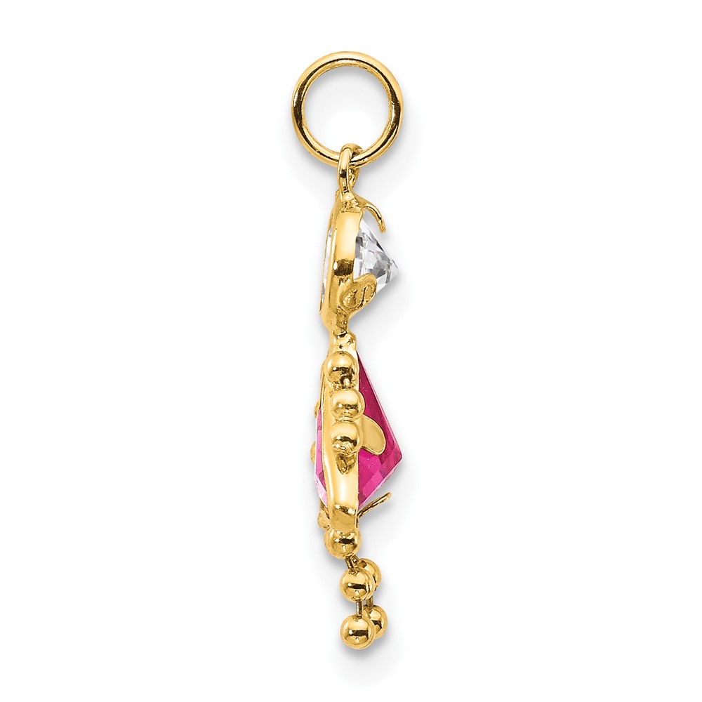 14k October Girl Birthstone Charm (XCK174)