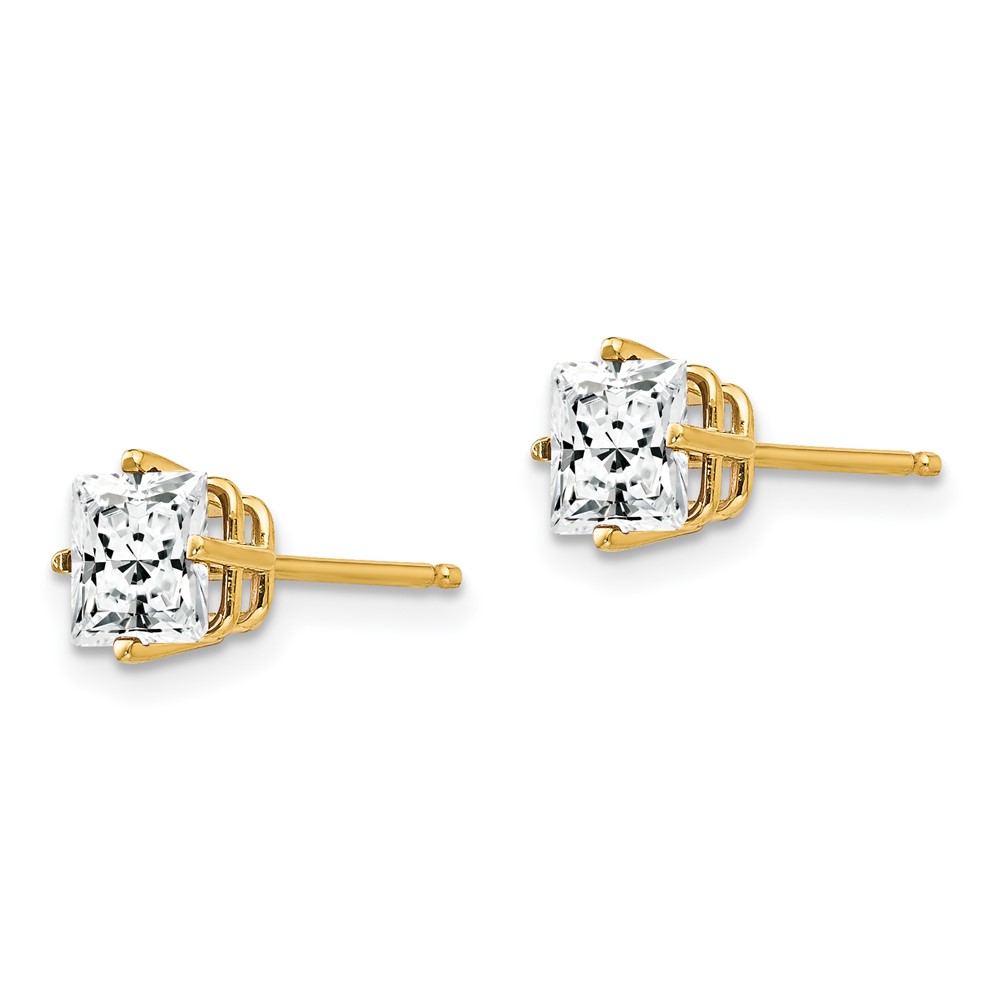 14k 5mm Cubic Zirconia Earrings (XE61CZ)