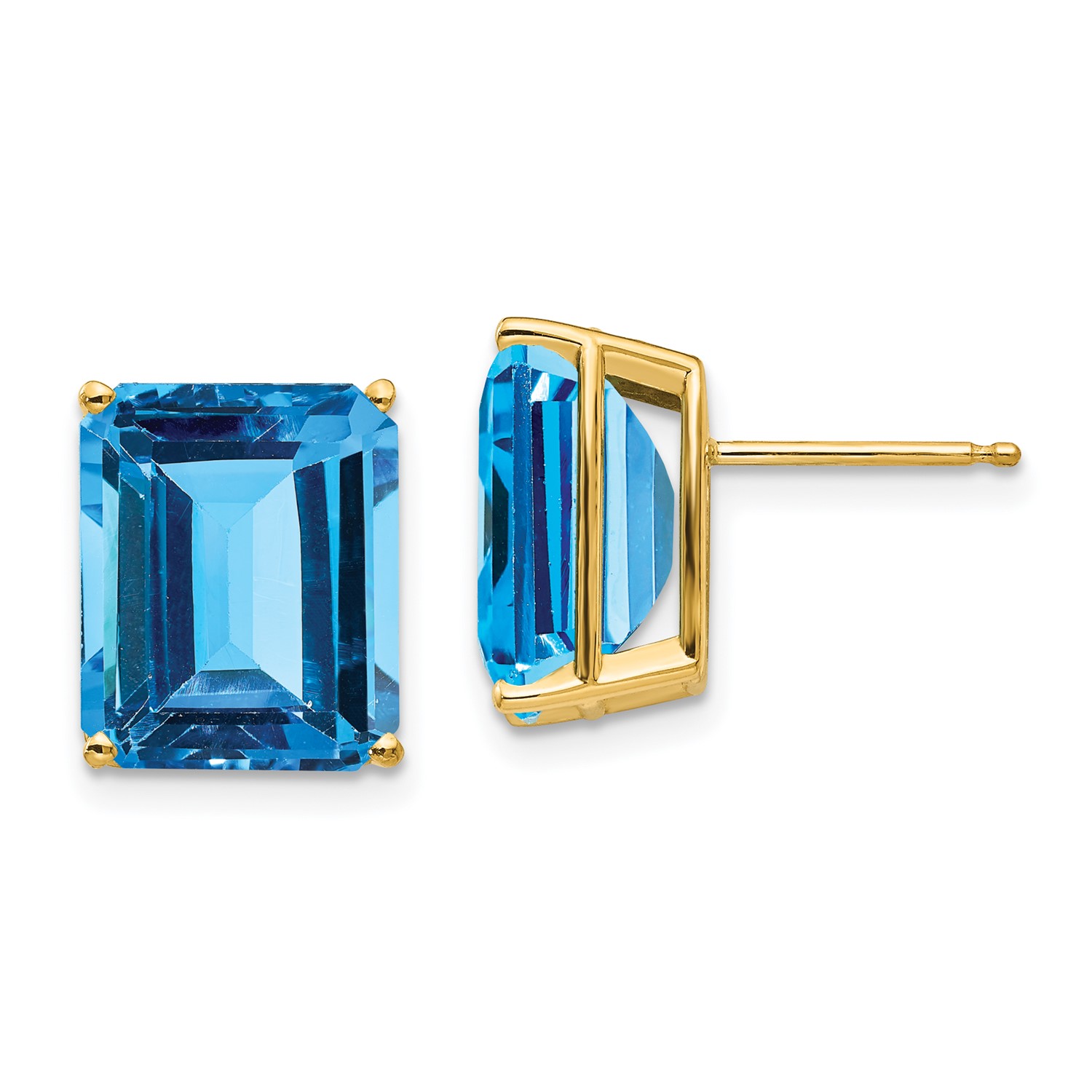 Details About 14k Yellow Gold 12x10mm Emerald Cut Blue Topaz Earrings 15ct 0 4in X 3in Details About 14k Yellow Gold 12x10mm Emerald Cut Blue Topaz Earrings 15ct 0 4in X 3in