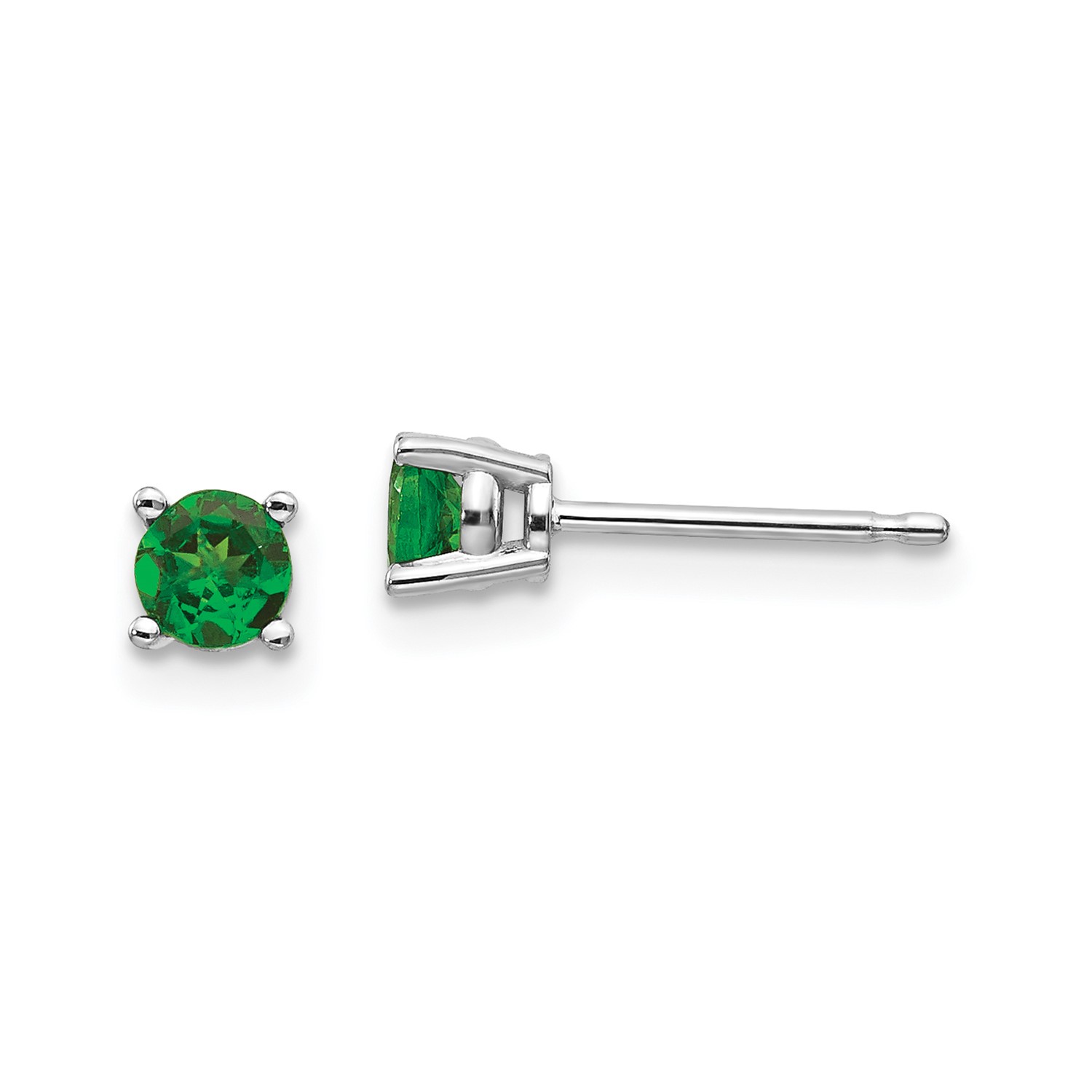 14k White Gold Tsavorite Post Back Stud Earrings Gem Wt 0 64ct Ebay 14k White Gold Tsavorite Post Back Stud Earrings Gem Wt 0 64ct 4mm