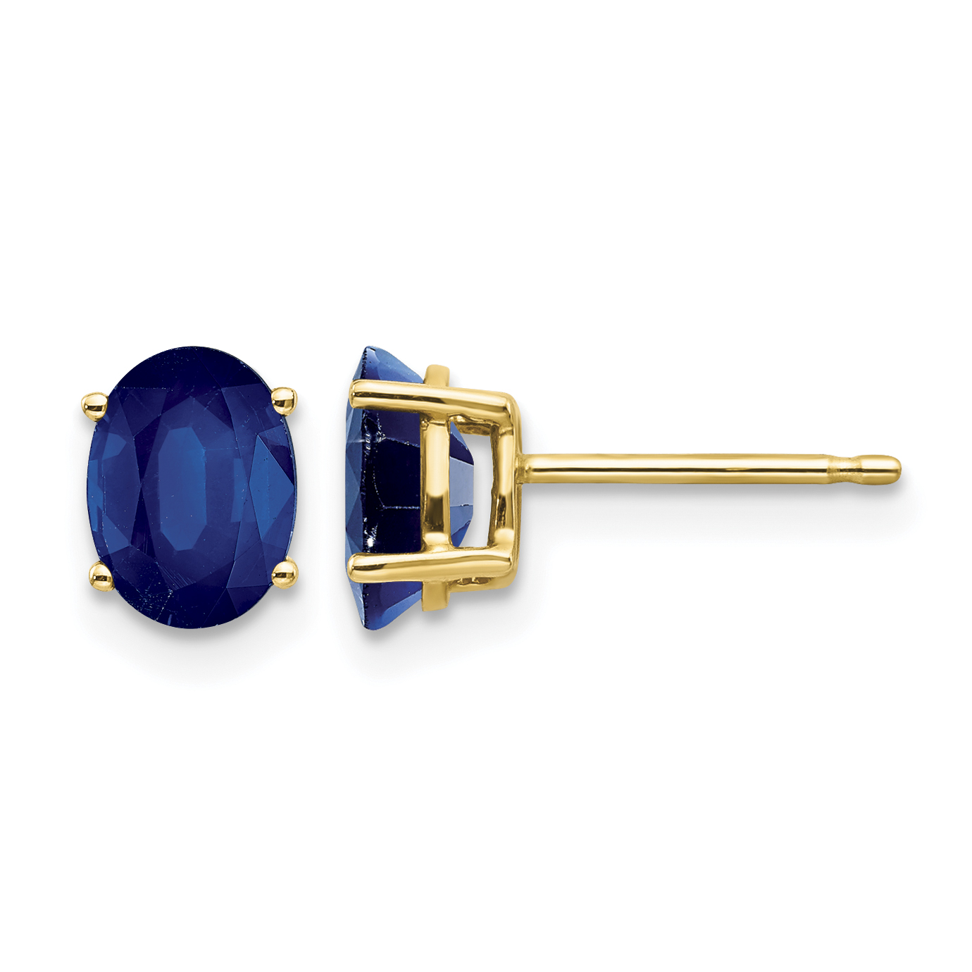 14k Sapphire Post Earrings (XE87S-B)