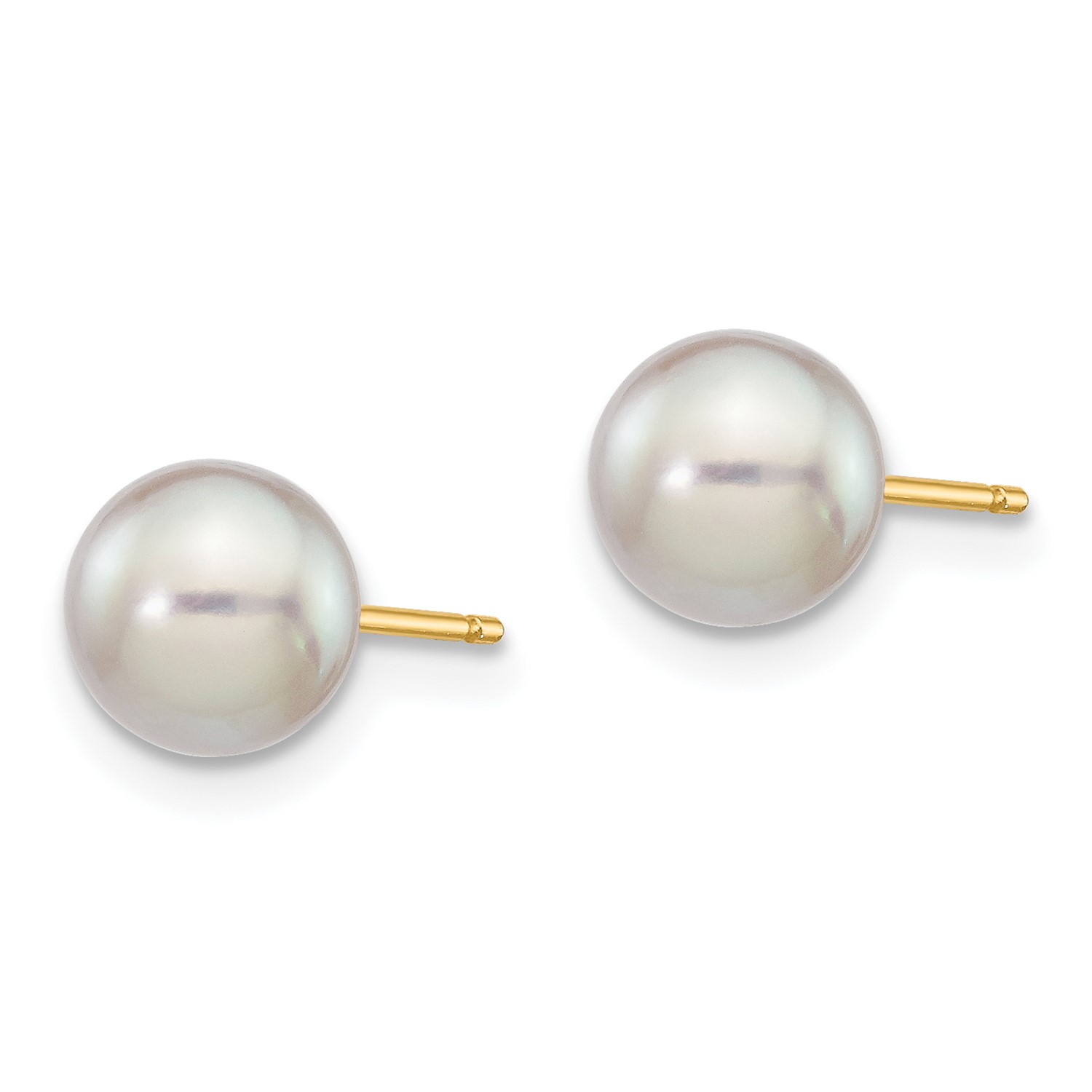 Details About 14k Yellow Gold 6 5mm Grey Salt Water Cultured Pearl Stud Earrings Details About 14k Yellow Gold 6 5mm Grey Salt Water Cultured Pearl Stud Earrings