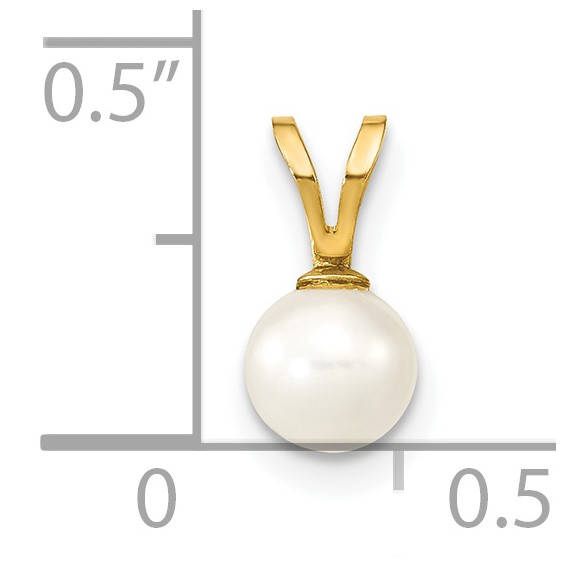 Gold Polished Pearl Pendants