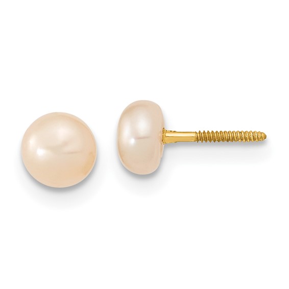 Gold Childrens Pearl Sets
