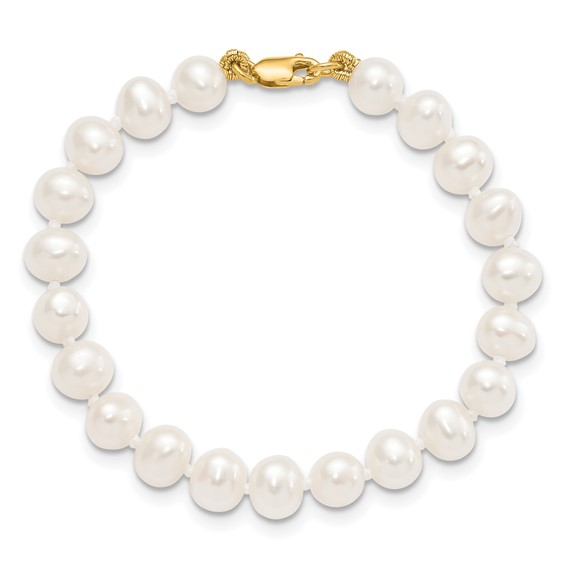 Gold Childrens Pearl Sets