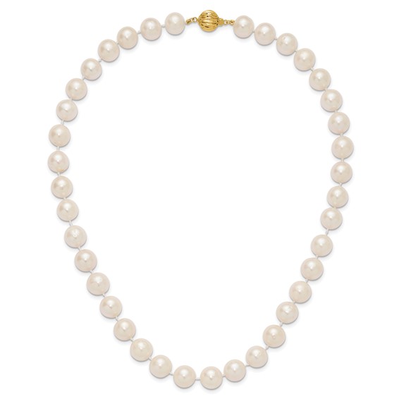 Gold Freshwater Cultured Near Round Pearls