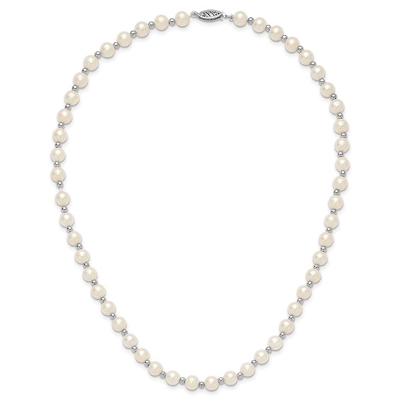 Gold Fresh Water Cultured Pearl Necklace