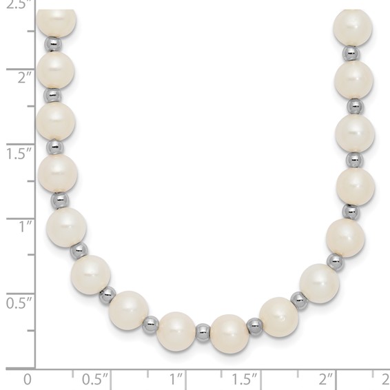 Gold Fresh Water Cultured Pearl Necklace