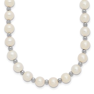 Gold Fresh Water Cultured Pearl Necklace