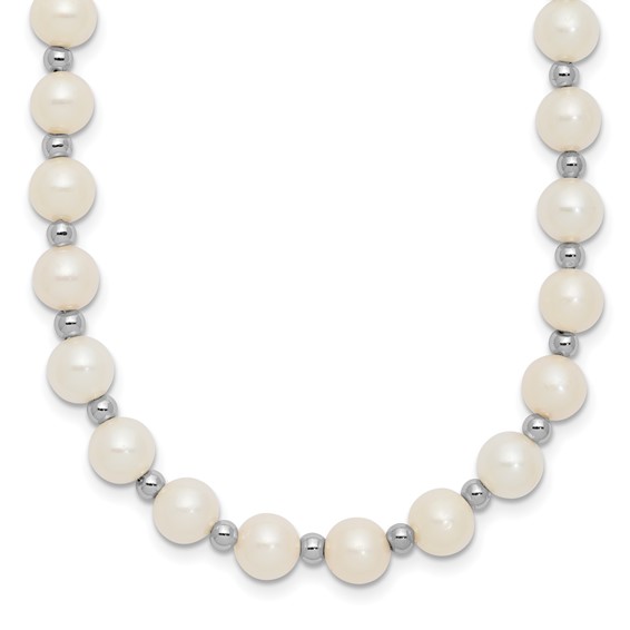 Gold Fresh Water Cultured Pearl Necklace