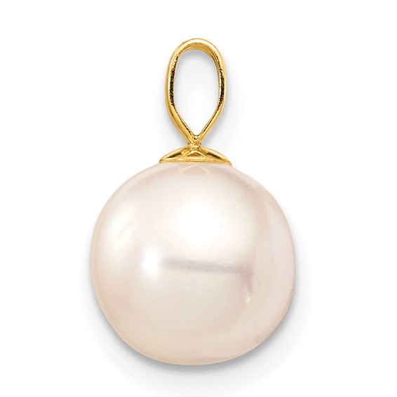 Gold Polished Pearl Pendants