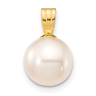 Gold Polished Pearl Pendants
