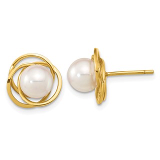 Saltwater Akoya Pearl Post Earrings