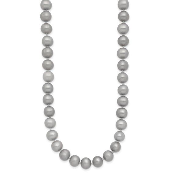 Gold Freshwater Cultured Pearl Near Round Necklace