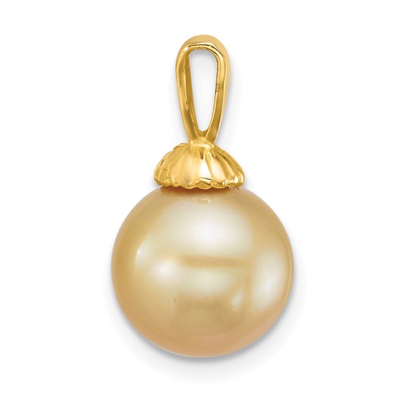 Gold Golden South Sea Saltwater Cultured Pearl Pendants