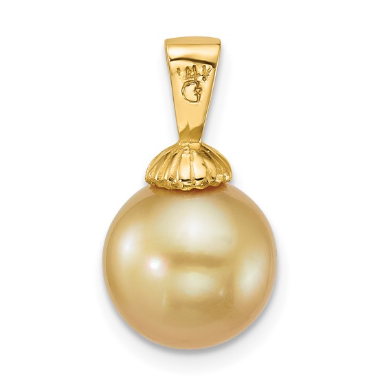 Gold Golden South Sea Saltwater Cultured Pearl Pendants
