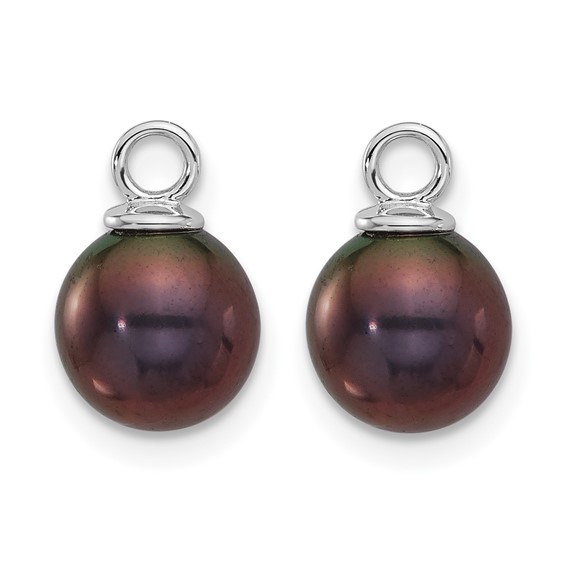 Gold FWC Pearl Dangle Hoop Earrings Sets