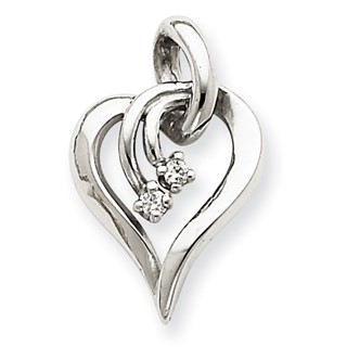 Diamond Heart Pendants