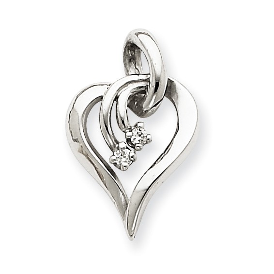 Diamond Heart Pendants