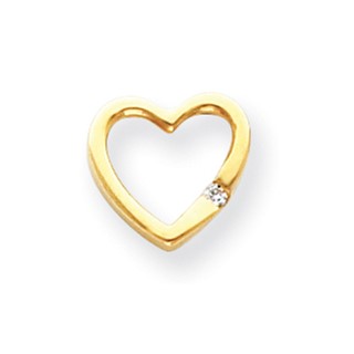 Diamond Heart Pendants