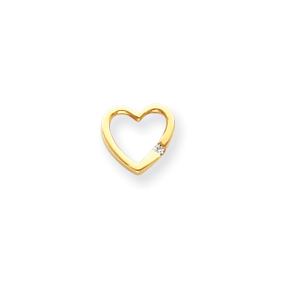 Diamond Heart Pendants