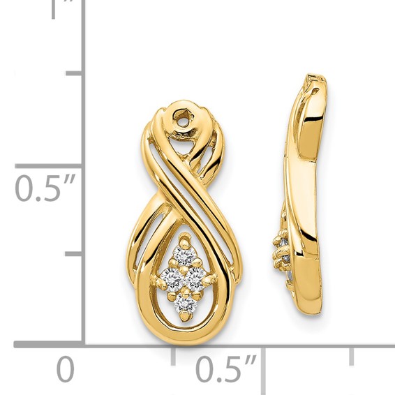 Infinity Diamond Earring Jackets
