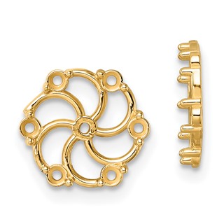 14k Diamond Earring Jacket Mountings