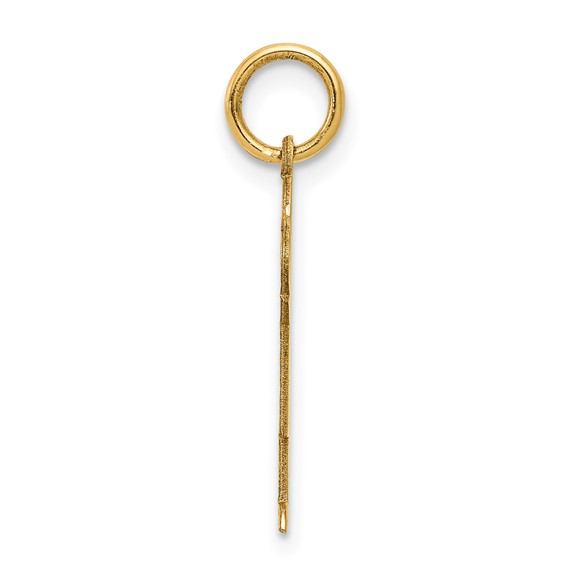 14k The Kids Small Boy with Haircut Engravable Kiss Charm