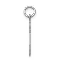 14K White Gold the Kids Small Patches Boy Engravable Joy Charm view 2